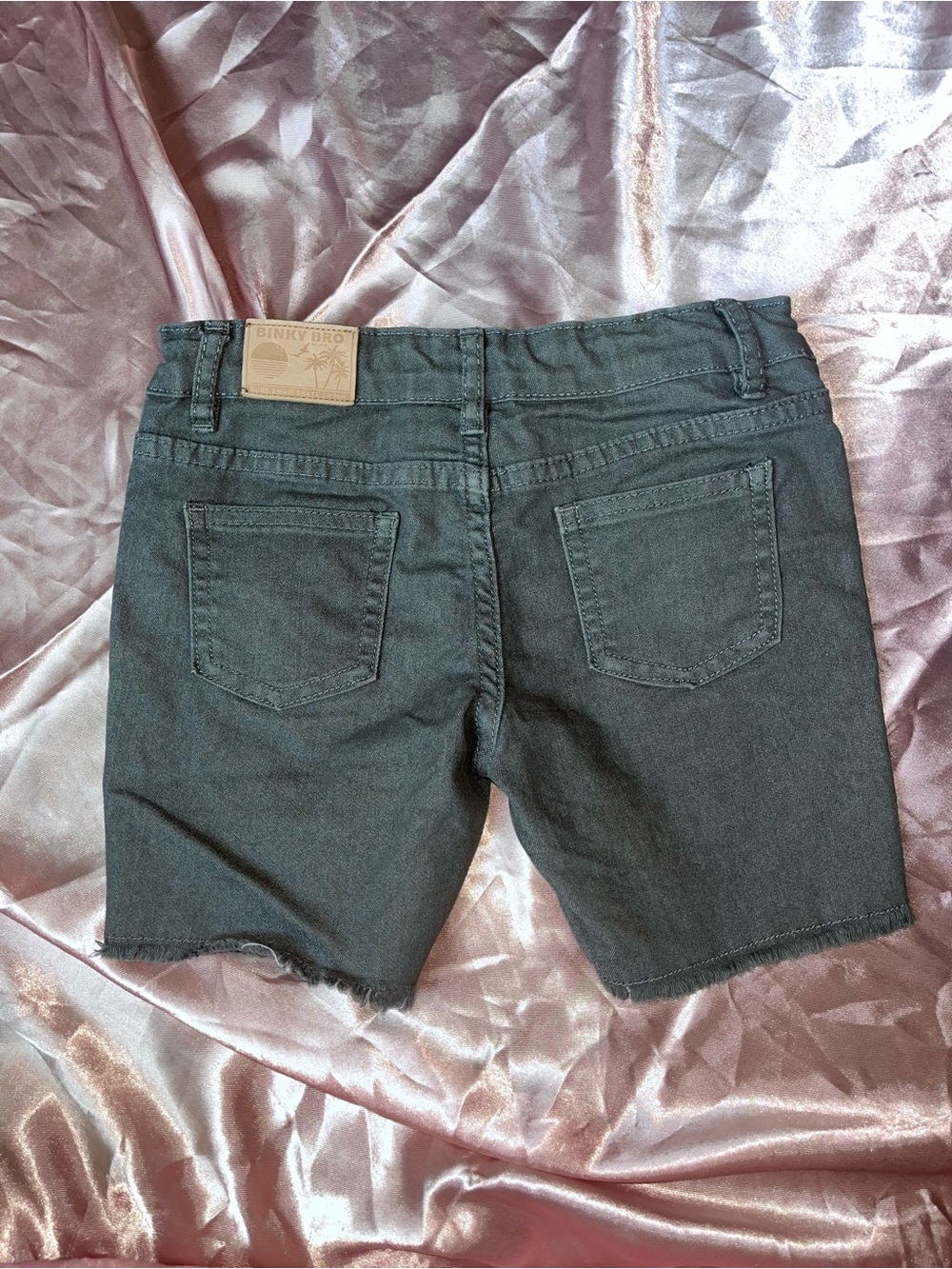 Binky Bro Gray Denim Shorts